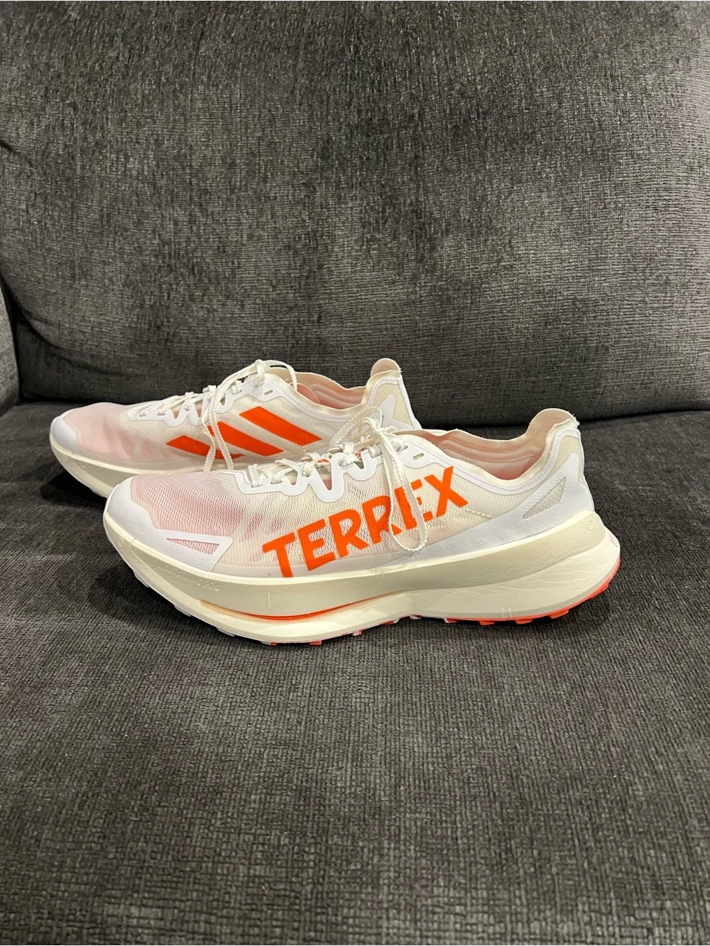 adidas TERREX Pink White Lightweight Trail Sneakers